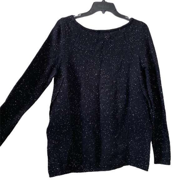 Loft Mixed Media Side Ribbed Sweater - Picture 5 of 11